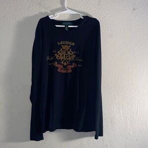 Ralph Lauren Classic Black Sleeve Vintage